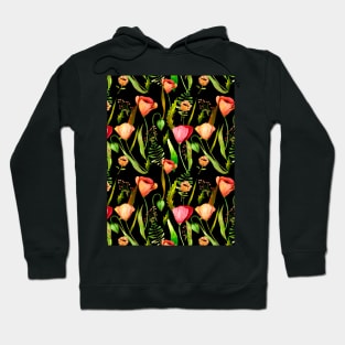 Dark wild botanical 07 Hoodie